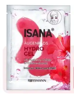 Rossmann Isana Augenpads Hydrogel Hibiskus Angebot
