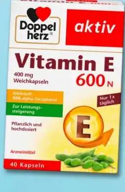 Rossmann Doppelherz Queisser aktiv Vitamin E 600 Angebot