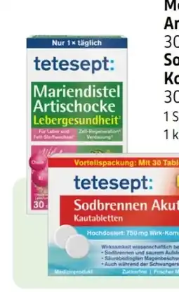 Rossmann Tetesept Mariendistel Artischock Angebot