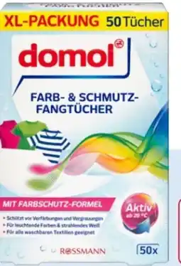 Rossmann Domol Farb- & Schmutz Fangtücher XL-Packung Angebot