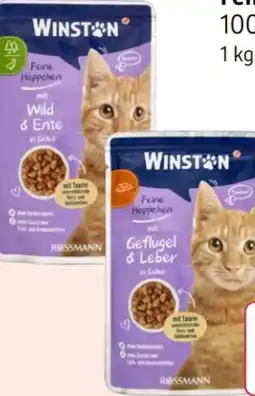 Rossmann Winston Feine Häppchen Katzennahrung Angebot