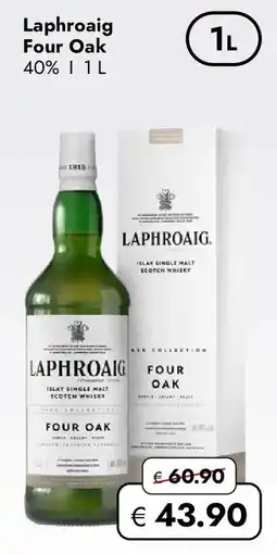 Travel Free Laphroaig Four Oak Angebot