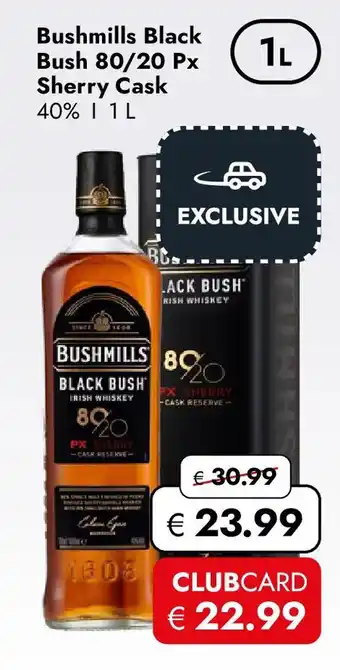 Travel Free Bushmills Black Bush 80/20 Px Sherry Cask Angebot