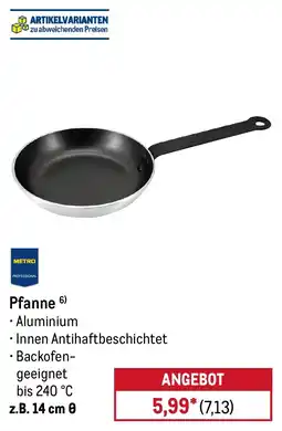METRO METRO Professional Pfanne Angebot