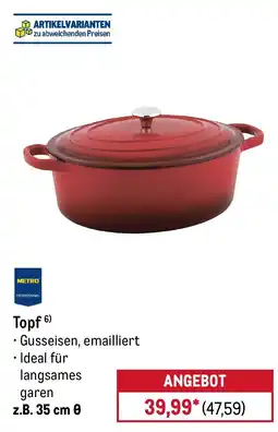 METRO Topf Angebot