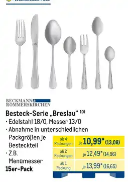 METRO Besteck-Serie „Breslau“ Angebot