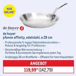 METRO de Buyer pfanne affinity, edelstahl, ø 28 cm Angebot