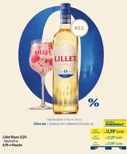 METRO Lillet Blanc 0,0% Angebot