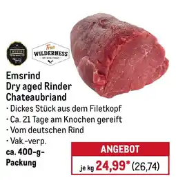 METRO Emsrind Dry aged Rinder Chateaubriand Angebot