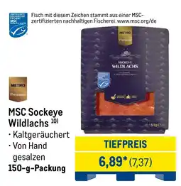 METRO MSC Sockeye Wildlachs Angebot