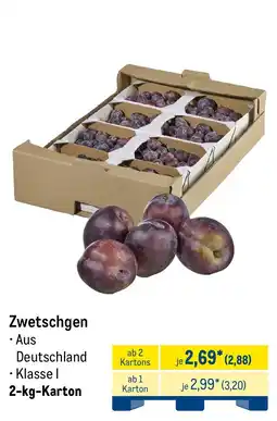 METRO Zwetschgen Angebot
