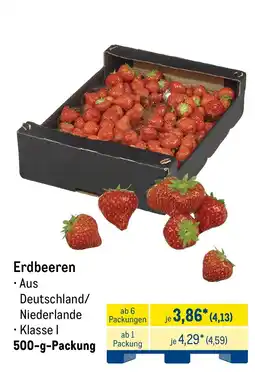 METRO Erdbeeren Angebot