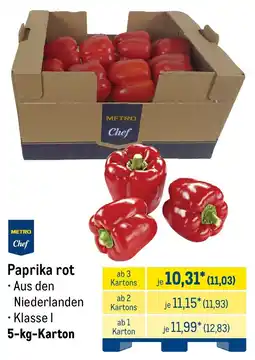 METRO Paprika rot Angebot