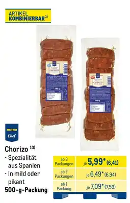 METRO Chorizo Angebot