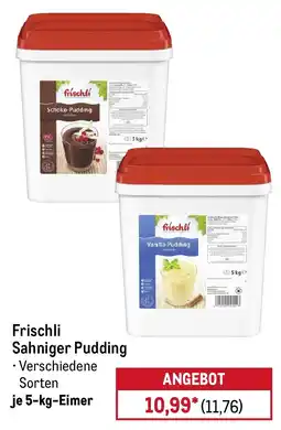 METRO Frischli Sahniger Pudding Angebot