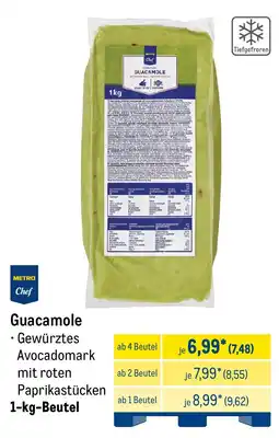 METRO Guacamole Gewürztes Avocadomark mit roten Paprikastücken Angebot