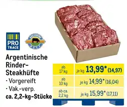 METRO PRO TRACE Argentinische Rinder-Steakhüfte Angebot