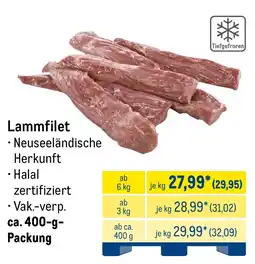 METRO Lammfilet Angebot
