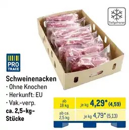 METRO PRO TRACE Schweinenacken Angebot