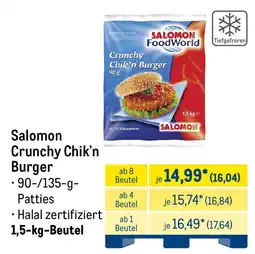 METRO Salomon Crunchy Chik'n Burger Angebot