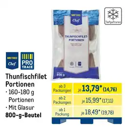 METRO Thunfischfilet-Portionen Angebot