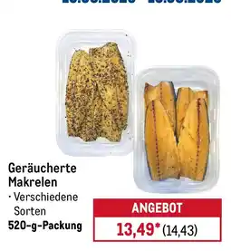 METRO Geräucherte Makrelen Angebot