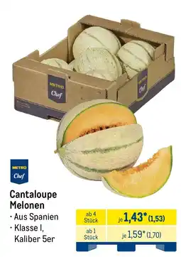 METRO Cantaloupe Melonen Angebot