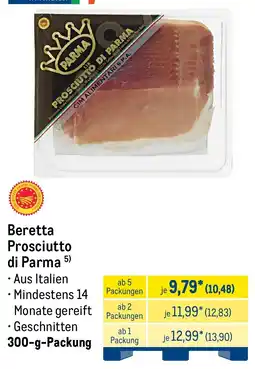 METRO Beretta Prosciutto di Parma Angebot