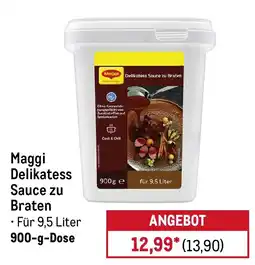 METRO Maggi Delikatess Sauce zu Braten Angebot