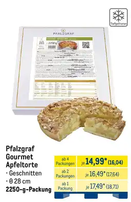 METRO Pfalzgraf Gourmet Apfeltorte Angebot