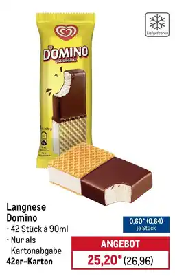 METRO Langnese Domino Angebot