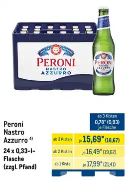 METRO Peroni Nastro Azzurro Angebot