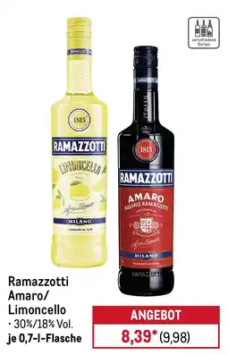 METRO Ramazzotti Amaro/Limoncello Angebot