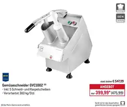 METRO Gemüseschneider GVC1002 Angebot