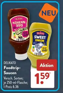 Aldi Süd DELIKATO Foodtrip Saucen Angebot