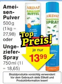 Wiglo Wunderland ARDAP Ameisen Mittel Angebot