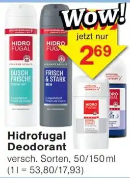 Wiglo Wunderland Hidrofugal Deodorant Angebot