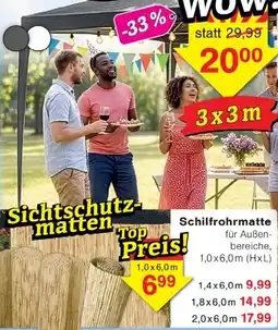 Wiglo Wunderland Schilfrohrmatte Angebot