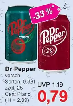 Wiglo Wunderland Dr Pepper Angebot