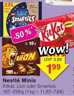 Wiglo Wunderland Nestlé Minis Angebot