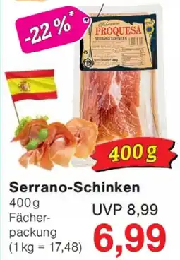 Wiglo Wunderland PROQUESA Serrano-Schinken Angebot