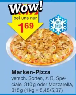 Wiglo Wunderland Marken-Pizza Angebot