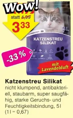 Wiglo Wunderland Katzenstreu Silikat Angebot