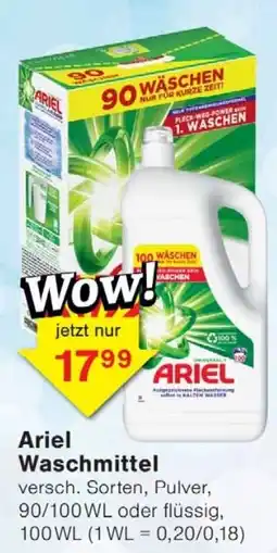 Wiglo Wunderland Ariel Waschmittel Angebot