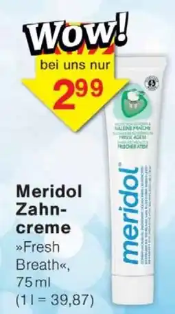Wiglo Wunderland Meridol Zahncreme »Fresh Breath« Angebot