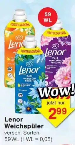 Wiglo Wunderland Lenor Weichspüler Angebot