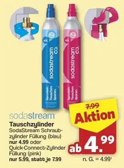 Famila Nord West sodastream Tauschzylinder SodaStream Schraubzylinder Füllung Angebot