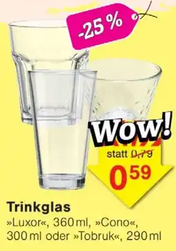 Wiglo Wunderland Trinkglas »Luxor«, »Cono«, »Tobruk« Angebot