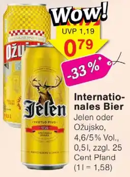 Wiglo Wunderland Jelen Internationales Bier Angebot