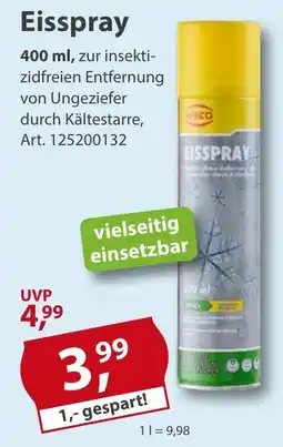 Sonderpreis Baumarkt WECO Eisspray Angebot